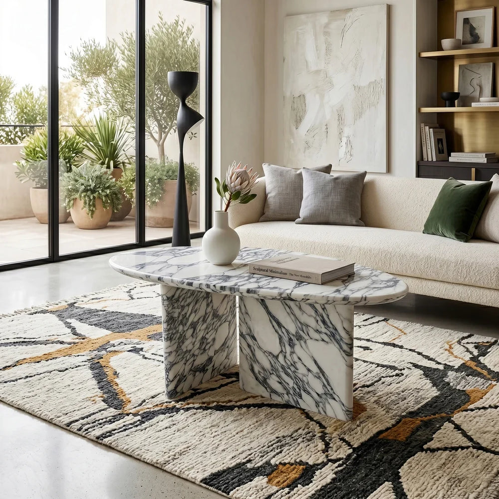 Pebble Shape Coffee Tables