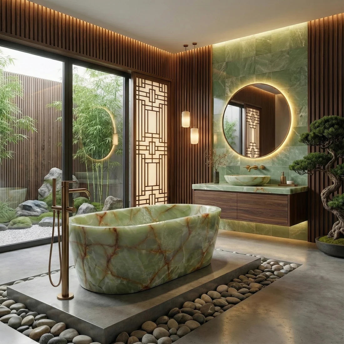 Luxury natural stone interior